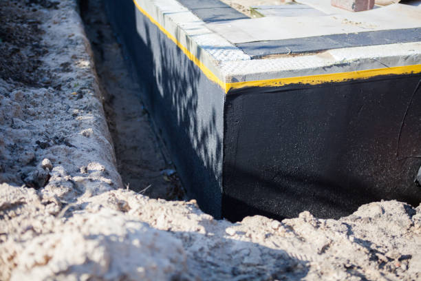 Professional Waterproofing technician working in Washington, VA